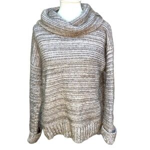 Olive + Oak Cowl Neck Chunky Sweater